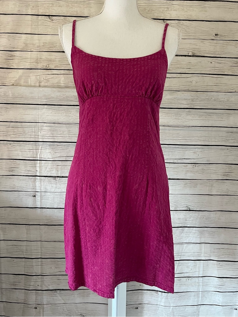wild fable Pink Linen Spaghetti Strap Sundress Size Medium